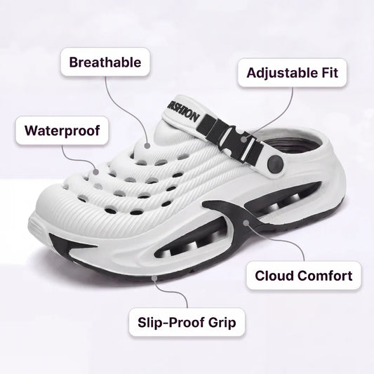 Perforated shoes designed specifically for people who stand all day at work