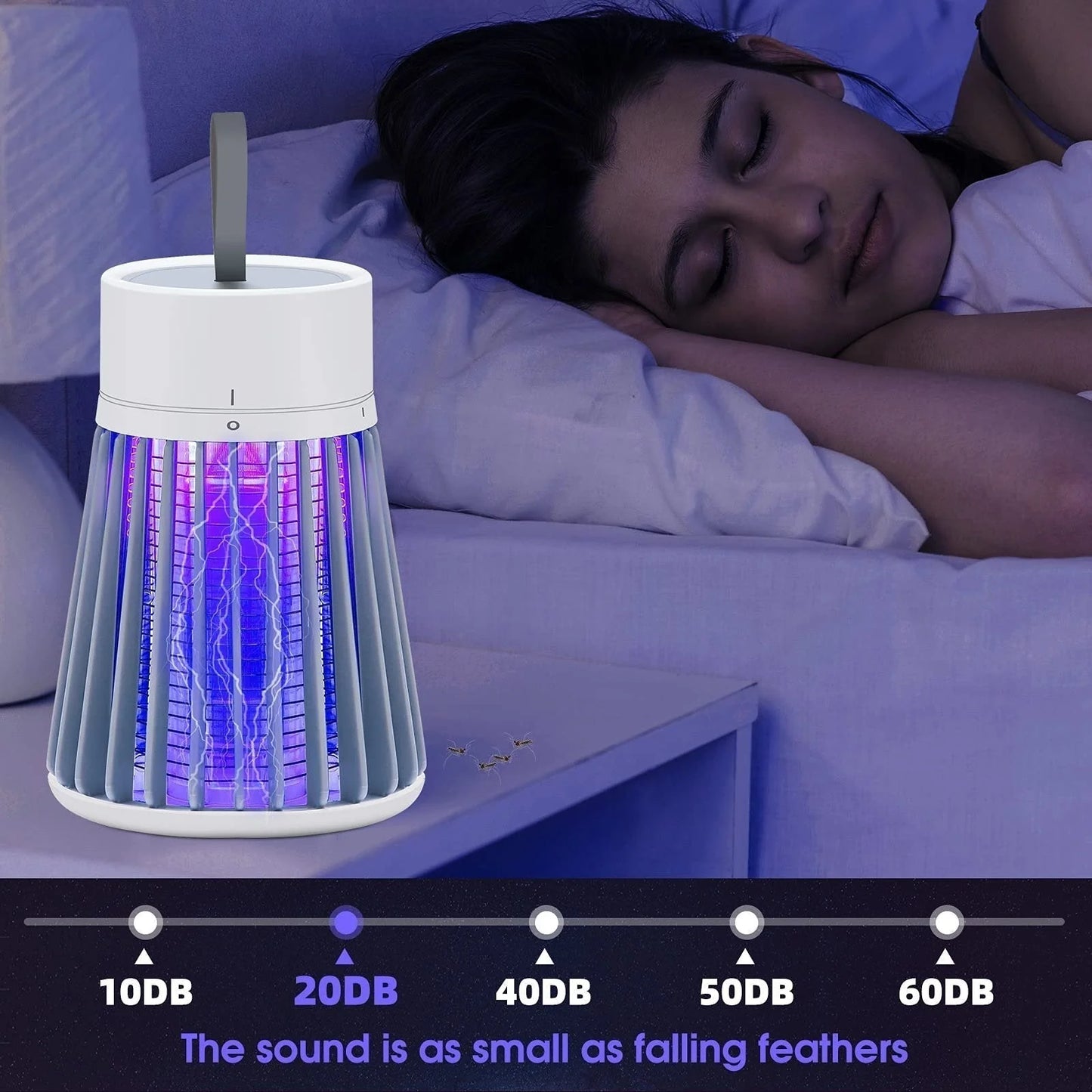 š¦USB/Rechargeable Portable Mosquito & Fly Trap Lamp for Indoor & Outdoor