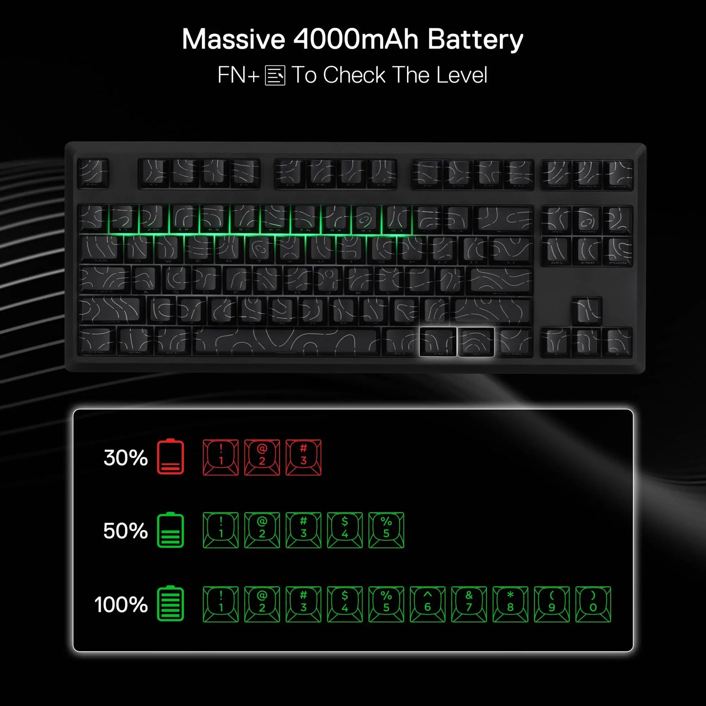 High-end CNC-machined aluminum mechanical keyboard with hot-swappable keys