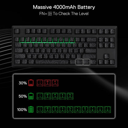 High-end CNC-machined aluminum mechanical keyboard with hot-swappable keys