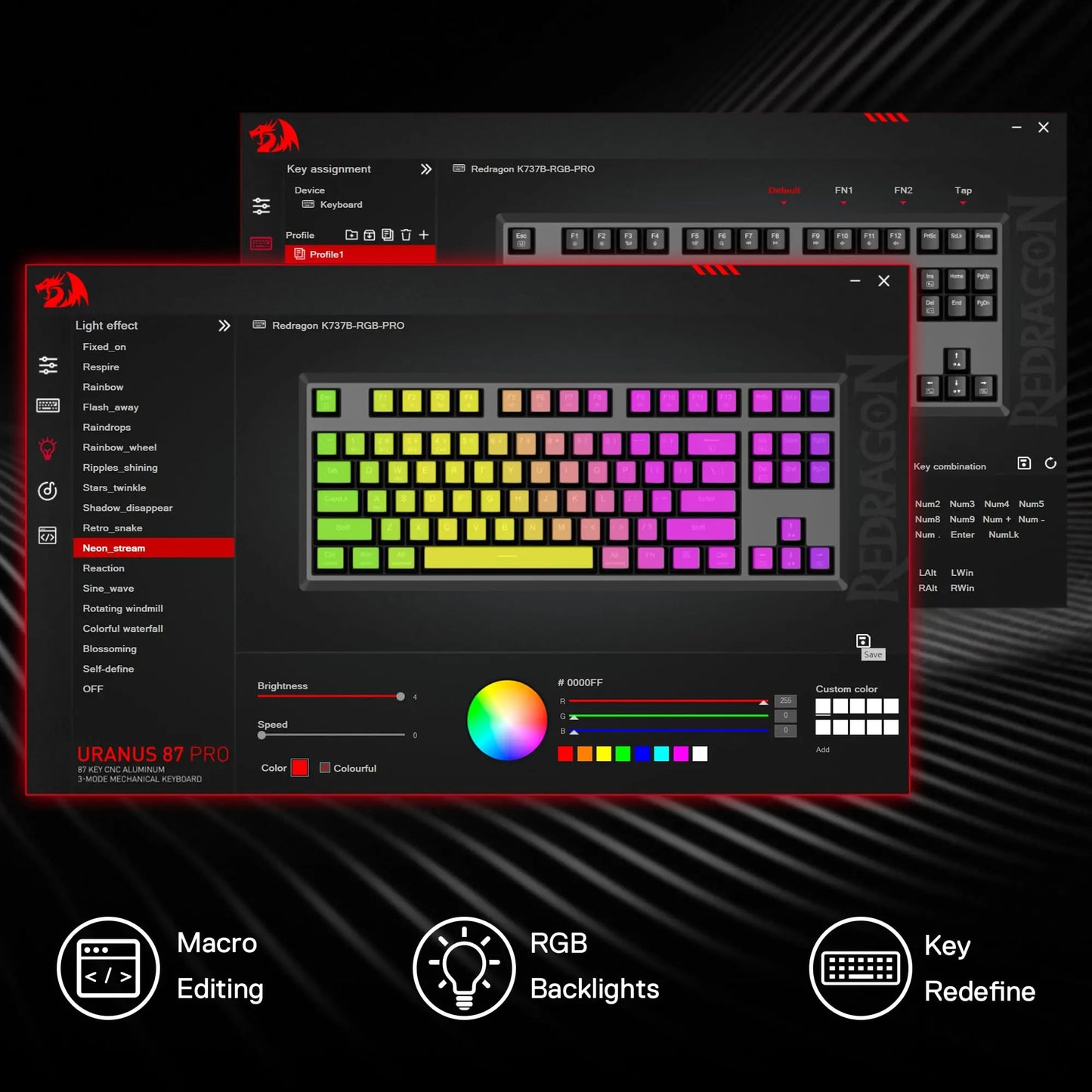 High-end CNC-machined aluminum mechanical keyboard with hot-swappable keys